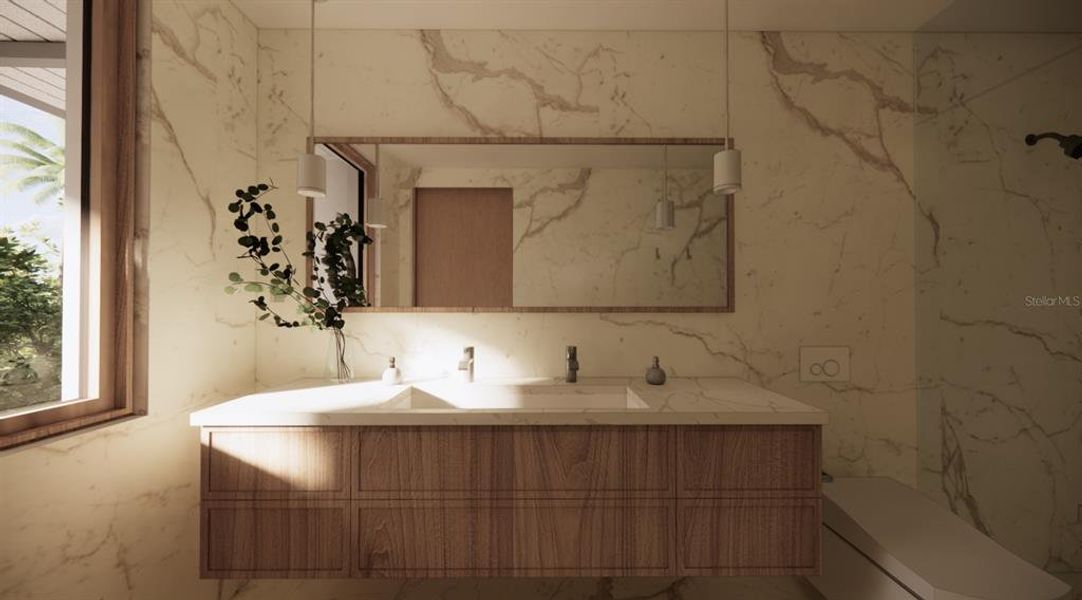 Close-up of interior finishes inside a home in , Longboat Key (Image 19).