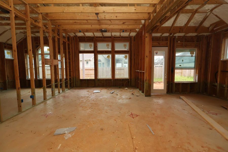 In-progress construction of a new home in Grand Central Park - Ascent Collection, Conroe, TX (Image 11). In-progress construction of a new home in Grand Central Park - Ascent Collection, Conroe, TX (Image 11).