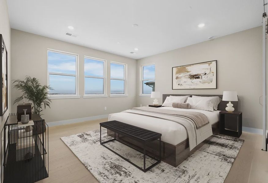 Homesite 314 Primary Bedroom - Virtually Staged - 9 of 15