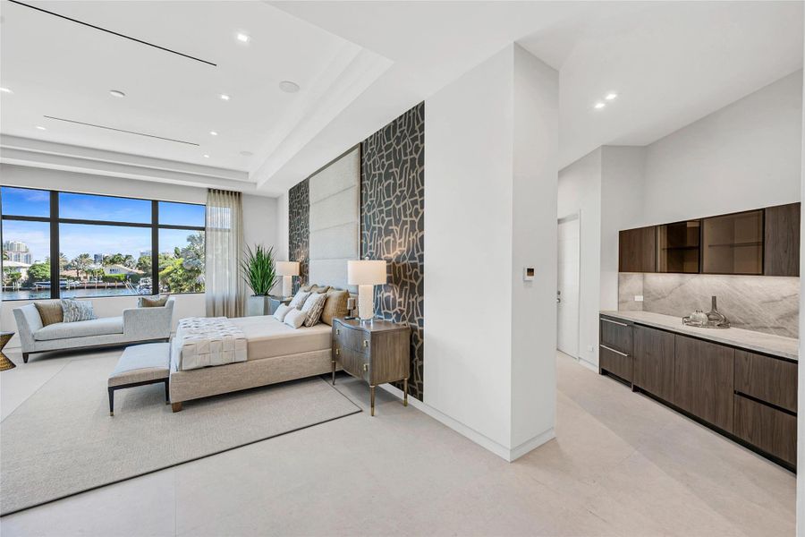 Furnished interior view inside a new home in , Fort Lauderdale (Image 3).