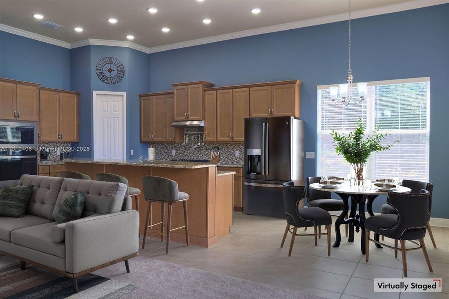 Furnished interior view inside a new home in , Hernando (Image 32).