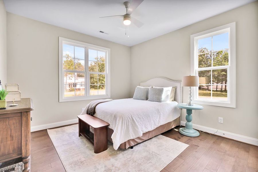 Furnished interior view inside a new home in The Bluffs On the Cape Fear, Leland (Image 18).