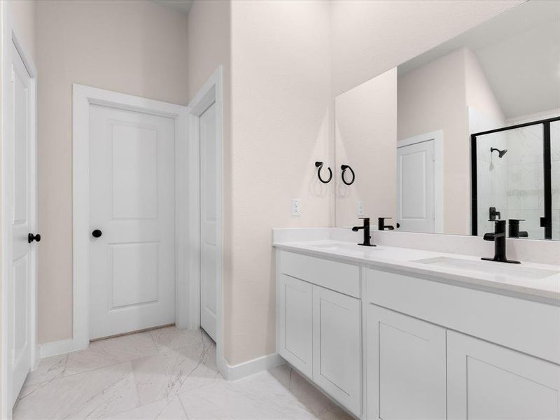 Furnished interior view inside a new home in Hadley Farms, Godley (Image 6). Furnished interior view inside a new home in Hadley Farms, Godley (Image 6).