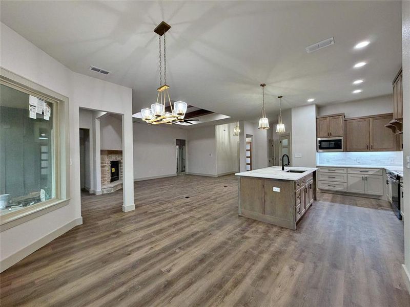 Furnished interior view inside a new home in , Abilene (Image 6).