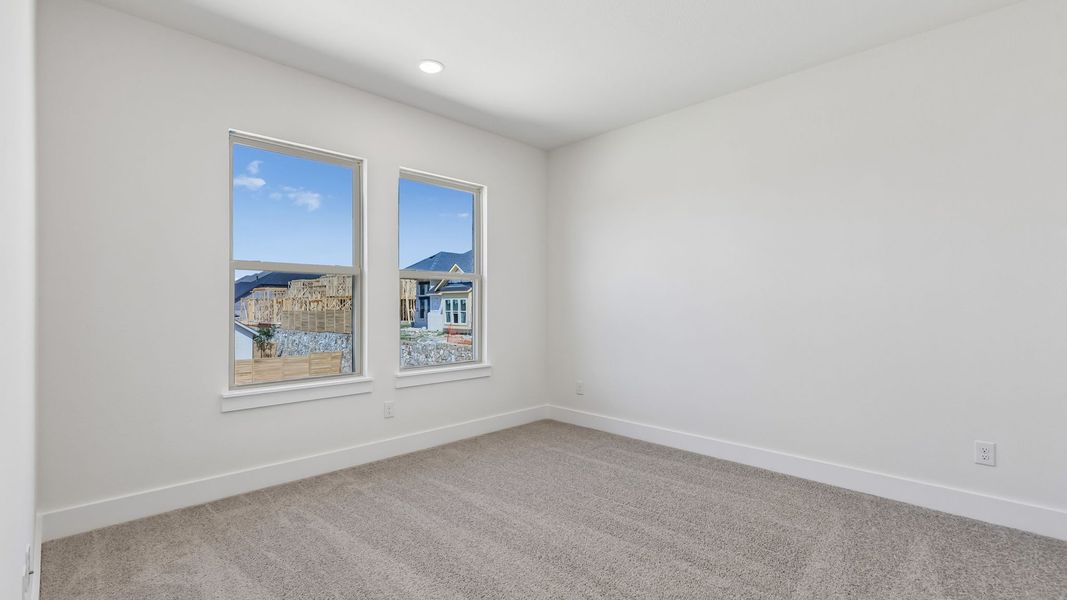Spacious, unfurnished interior of a new home in Painted Tree 50' Series, McKinney (Image 25).