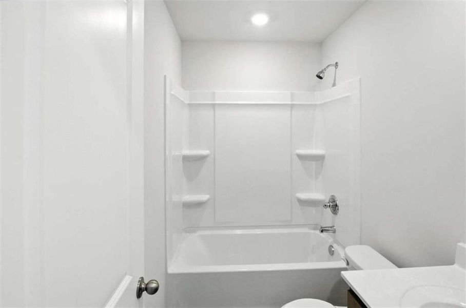 Furnished interior view inside a new home in Creekside Landing, Dallas (Image 10).