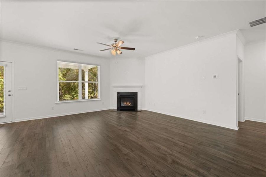 Spacious, unfurnished interior of a new home in Water Oak Estates, Lawrenceville (Image 20). Spacious, unfurnished interior of a new home in Water Oak Estates, Lawrenceville (Image 20).