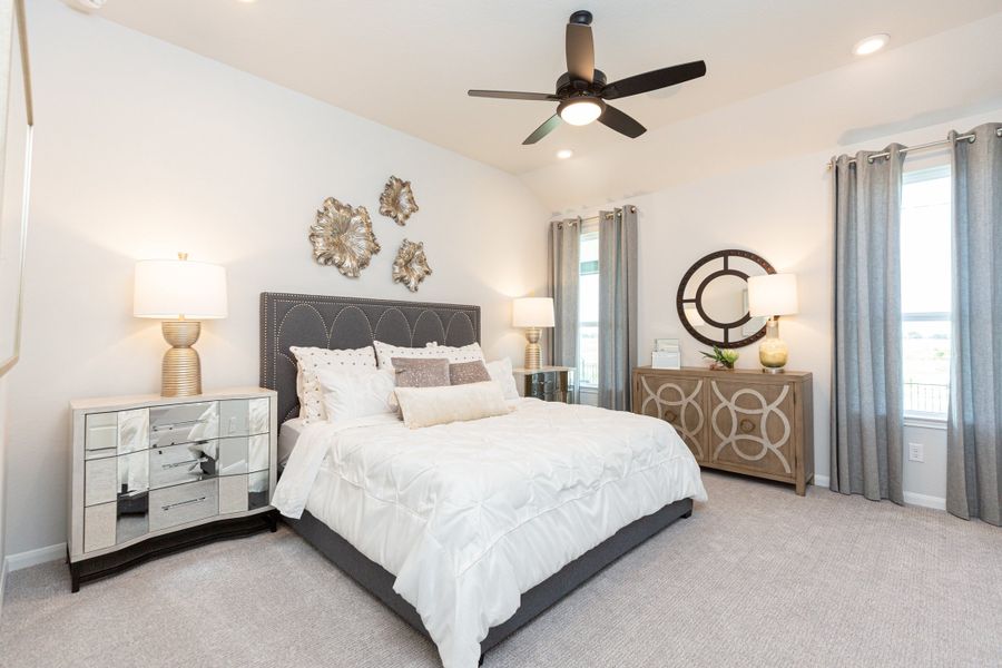 Representative furnished interior of a home built from the Quintera by Beazer Homes in Copia Pines, Montgomery (Image 7).