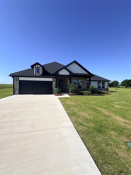 Front exterior of a new home in , Celeste, TX, highlighting curb appeal (Image 2). Front exterior of a new home in , Celeste, TX, highlighting curb appeal (Image 2).