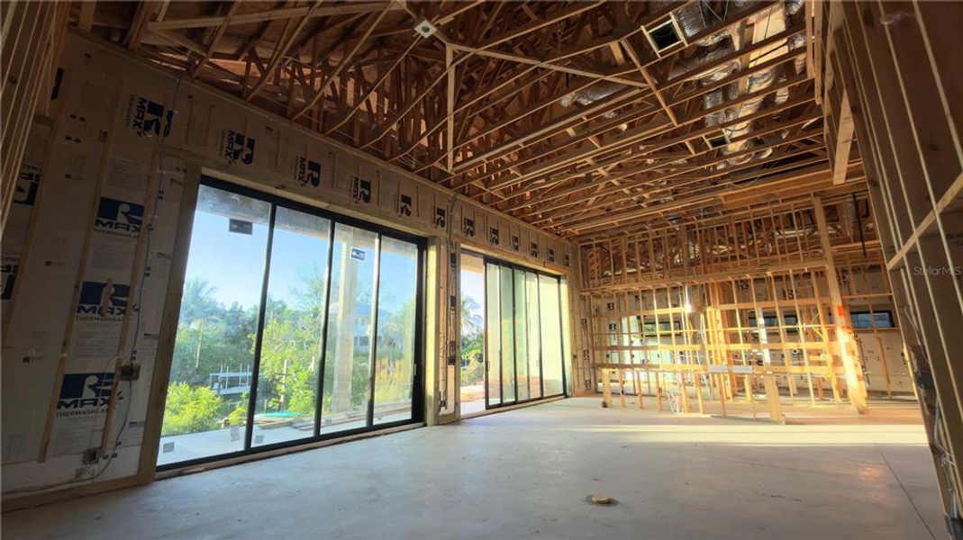 In-progress construction of a new home in , Sarasota, FL (Image 31).