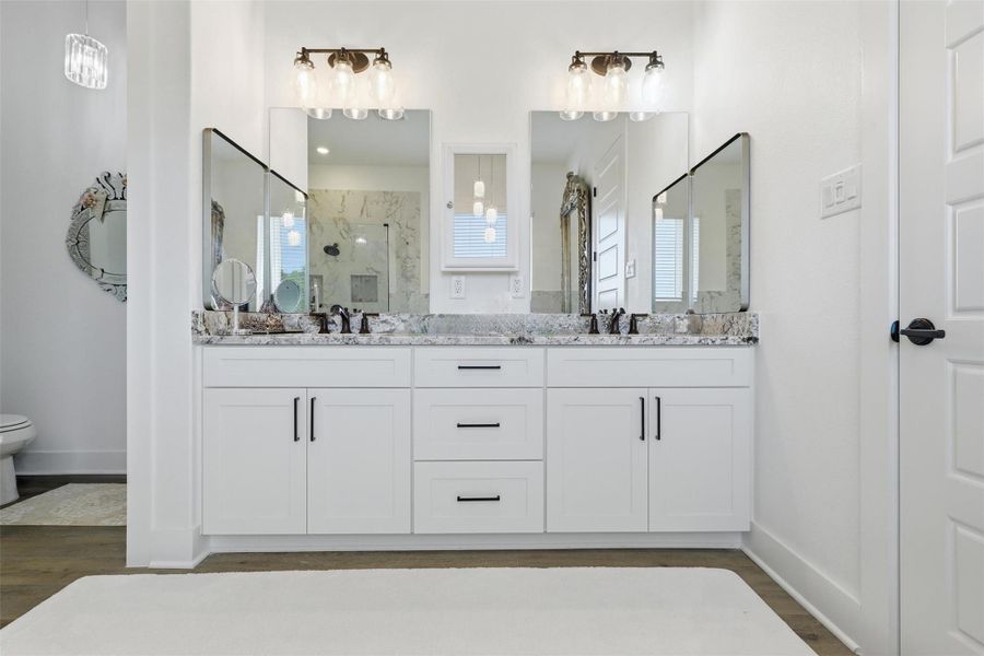 Furnished interior view inside a new home in Magnolia Woods - 70', Magnolia (Image 30).