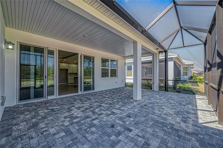 Exterior details and patio area of a home in Latitude Margaritaville Daytona Beach, Daytona Beach (Image 3).