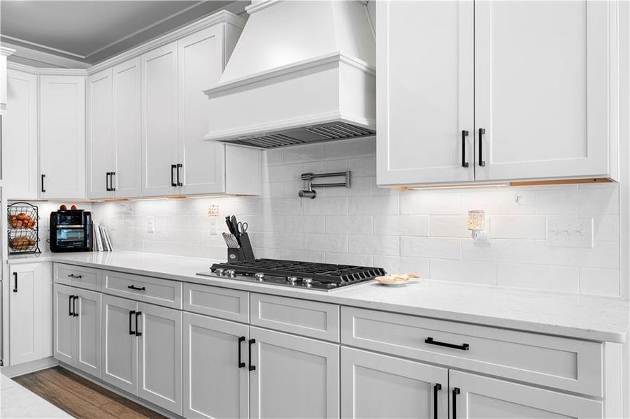 Furnished interior view inside a new home in , Monroe (Image 50).