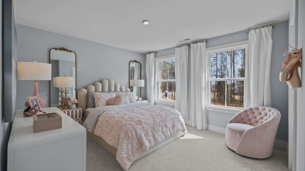 The Stonefield Home Plan in Michaux Garden by DRB Homes in Belmont, NC. - Bedroom