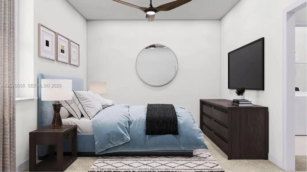 Furnished interior view inside a new home in , Miami (Image 5).
