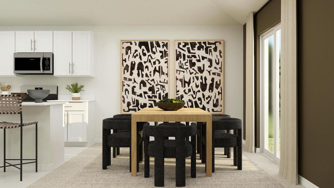 Dining Area Rendering