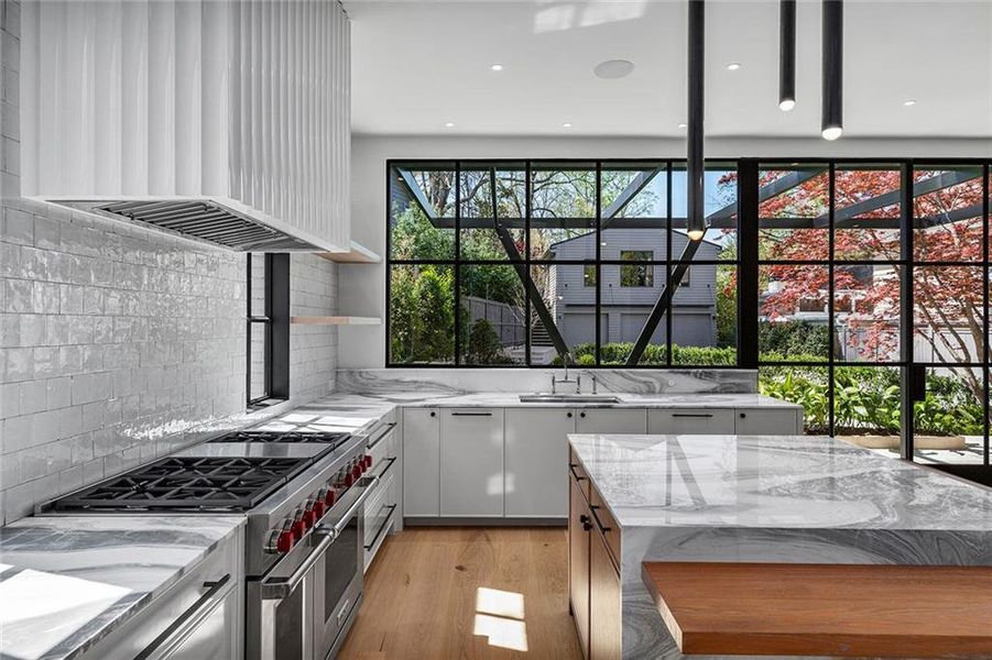 Furnished interior view inside a new home in , Atlanta (Image 6).