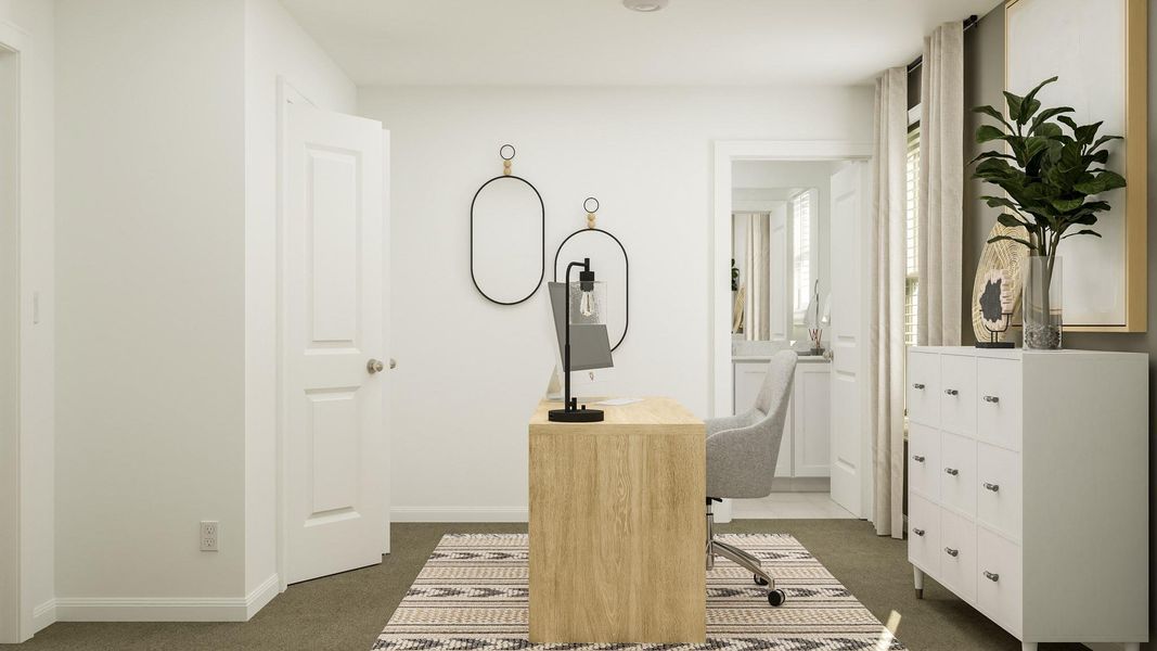 Furnished interior view inside a new home in Cotton Brook, Hutto (Image 22).