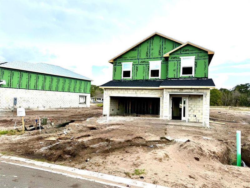In-progress construction of a new home in , St. Cloud, FL (Image 9).