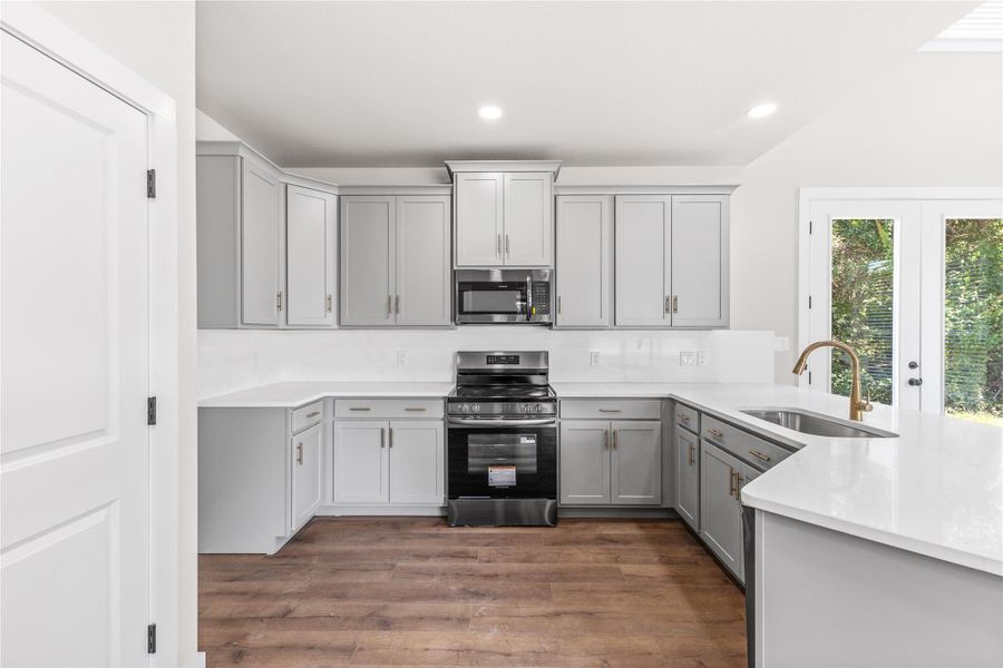 Furnished interior view inside a new home in , Brenham (Image 5). Furnished interior view inside a new home in , Brenham (Image 5).