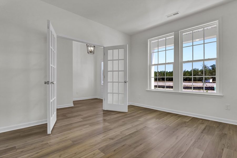 Spacious, unfurnished interior of a new home in Grand Park, Leland (Image 19). Spacious, unfurnished interior of a new home in Grand Park, Leland (Image 19).