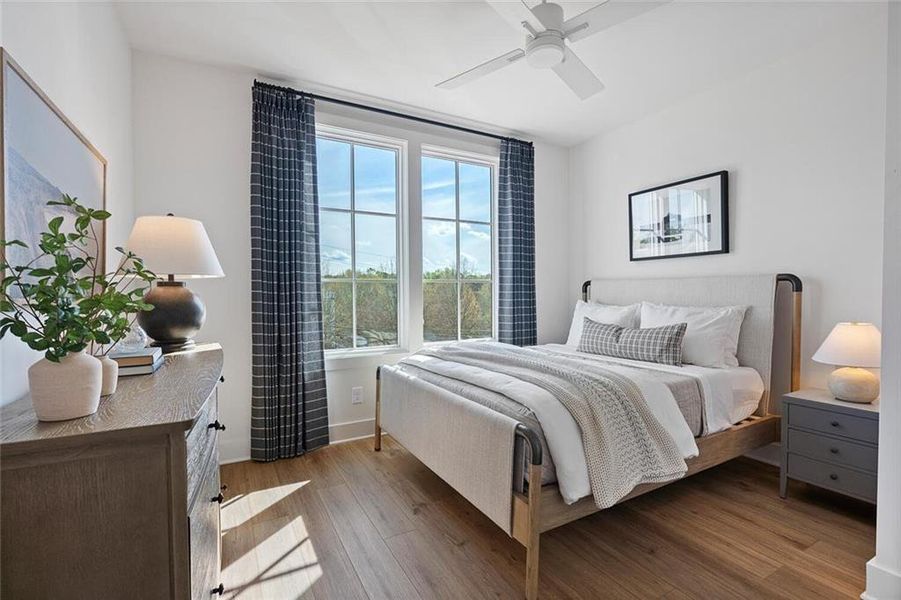 Furnished interior view inside a new home in , Atlanta (Image 11).
