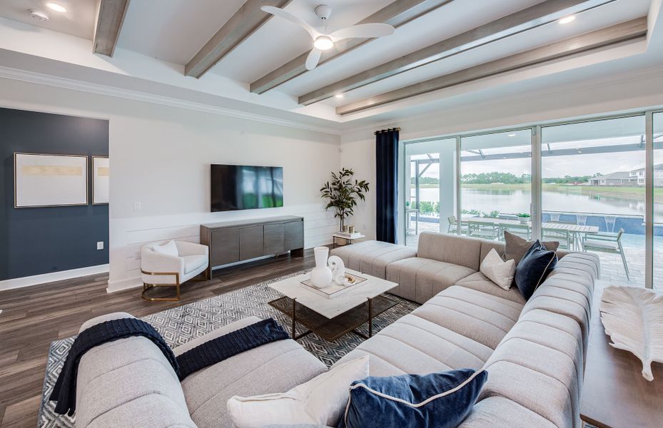 Bright and open gathering room Bright and open gathering room