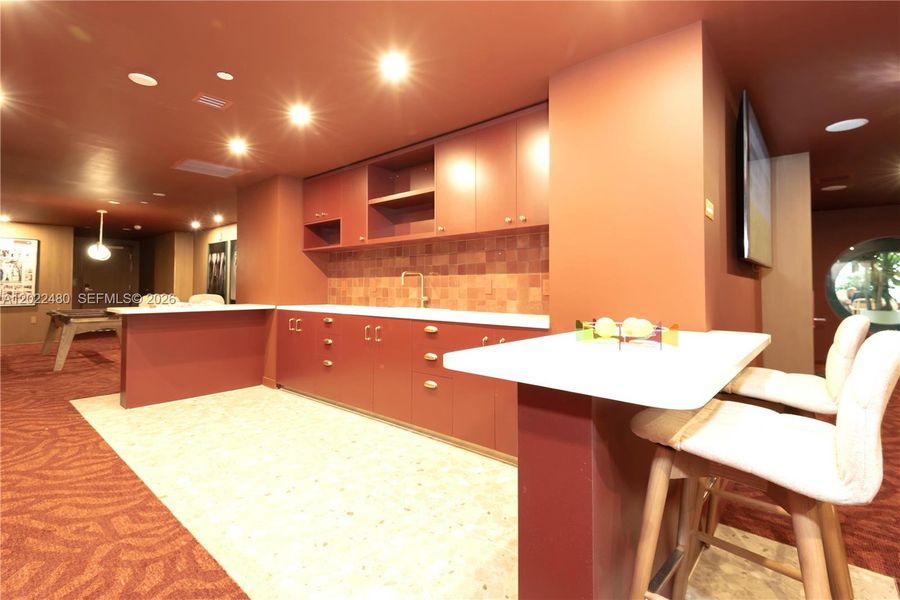 Furnished interior view inside a new home in , Miami (Image 9).
