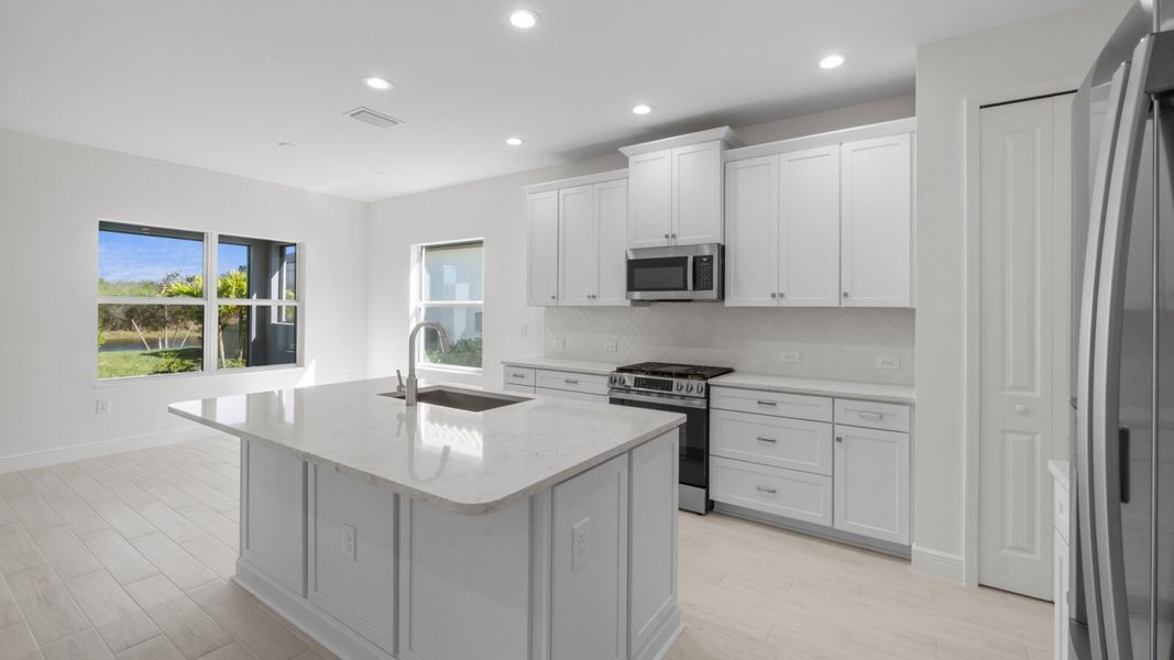 Furnished interior view inside a new home in Verandah, Fort Myers (Image 9).