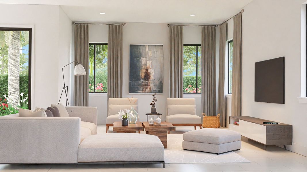 Representative furnished interior of a home built from the The Ketch by 13th Floor Homes in Marina Landings, Fort Lauderdale (Image 11). Representative furnished interior of a home built from the The Ketch by 13th Floor Homes in Marina Landings, Fort Lauderdale (Image 11).