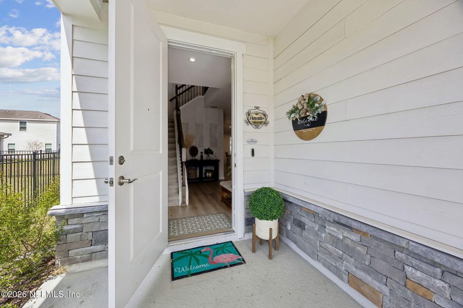 Exterior details and patio area of a home in , St. Augustine (Image 28).