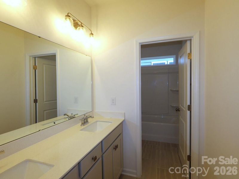 Secondary bathroom