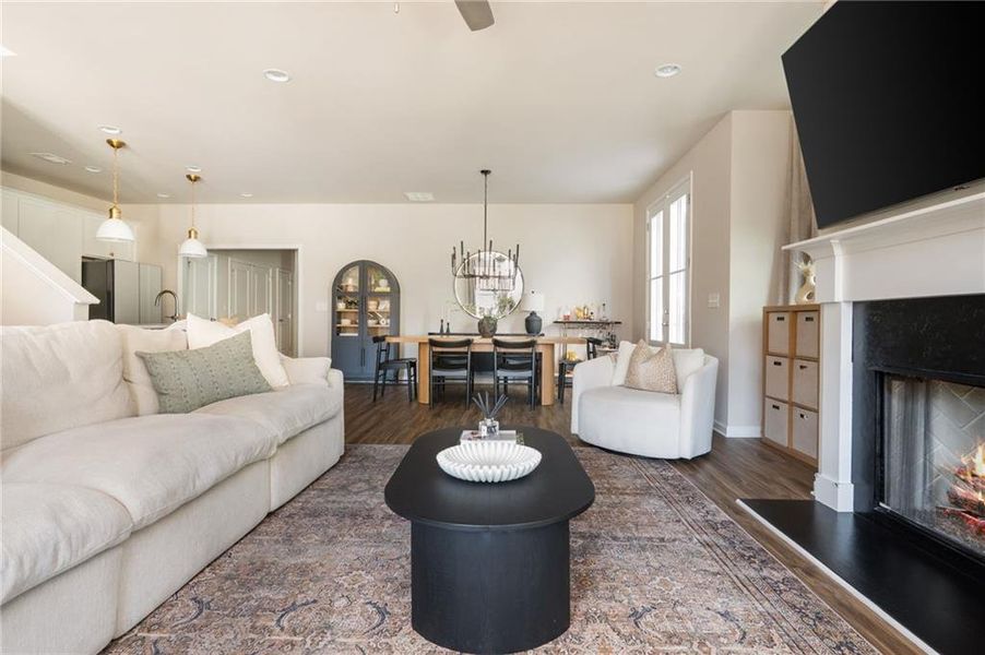 Furnished interior view inside a new home in Harmony, Auburn (Image 38).