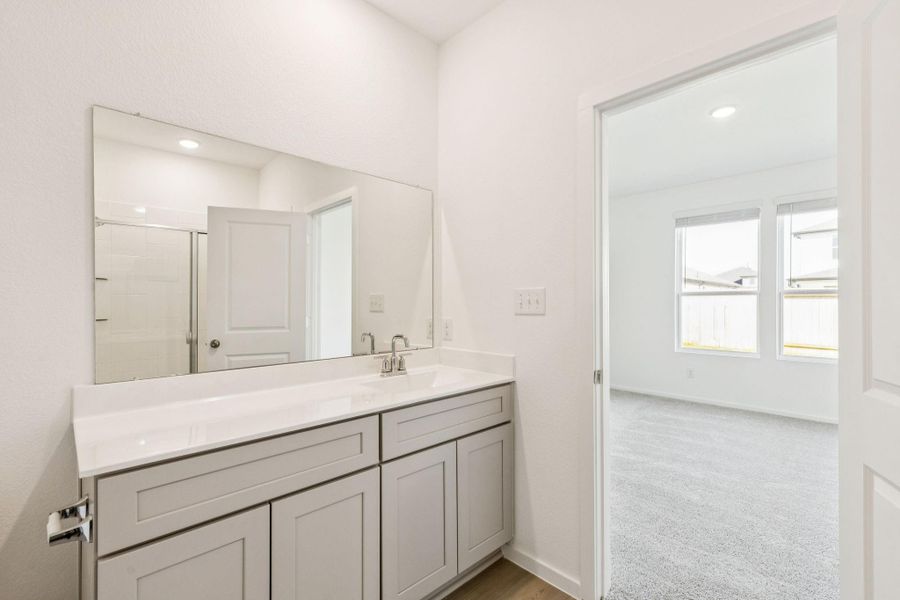 Furnished interior view inside a new home in Montgomery Bend, Montgomery (Image 6).