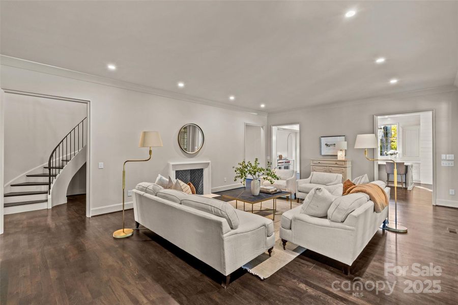Furnished interior view inside a new home in , Charlotte (Image 38).