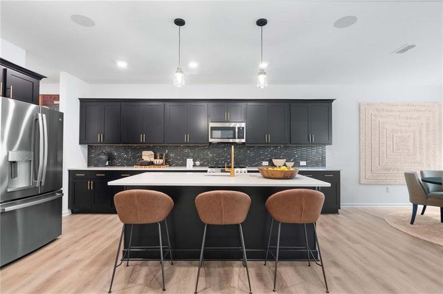 Furnished interior view inside a new home in Creekside, Dawsonville (Image 12). Furnished interior view inside a new home in Creekside, Dawsonville (Image 12).