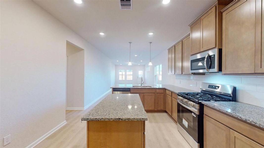 The Cardinal II- Kitchen with Island