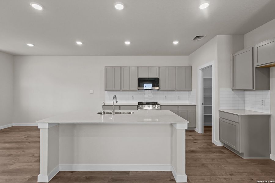 Furnished interior view inside a new home in Spring Creek, San Antonio (Image 11).