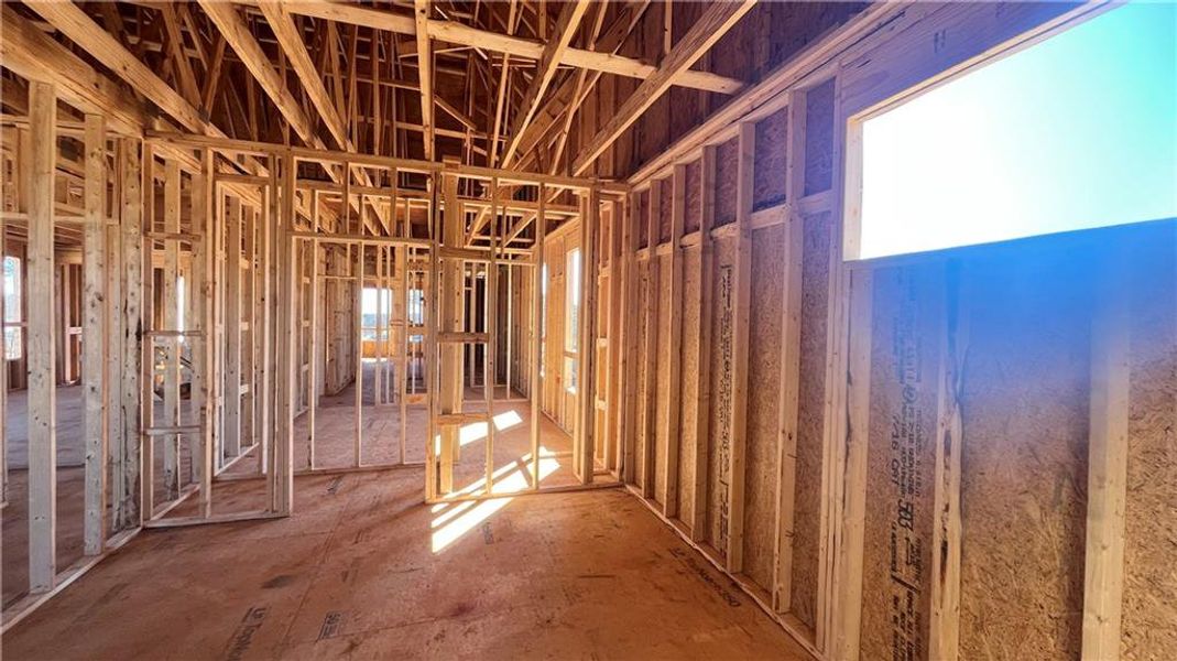 In-progress construction of a new home in Legacy Downs, Canton, GA (Image 28).
