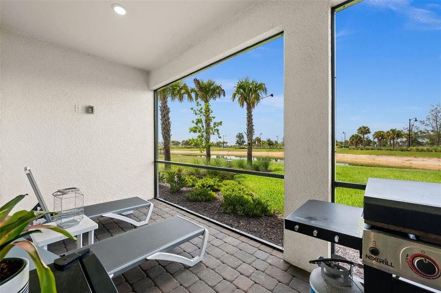 Exterior details and patio area of a home in , Alva (Image 23).