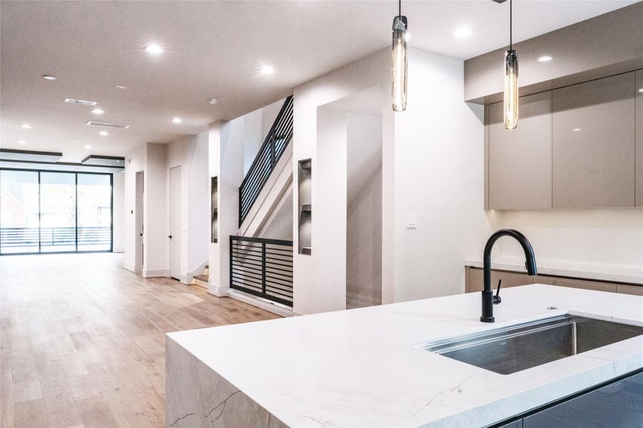 Furnished interior view inside a new home in , Houston (Image 11). Furnished interior view inside a new home in , Houston (Image 11).