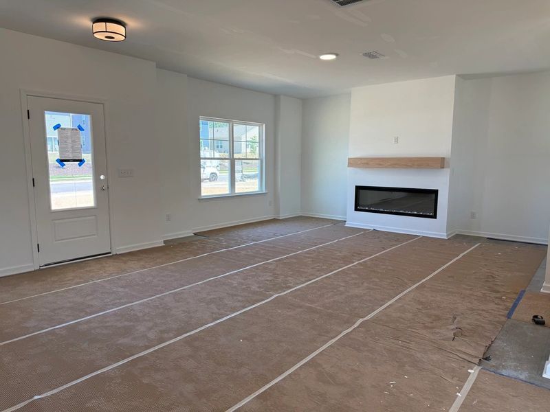 In-progress construction of a new home in The Point, Rolesville, NC (Image 10).