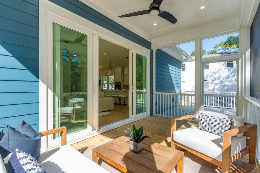 Exterior details and patio area of a home in , Mount Pleasant (Image 40).
