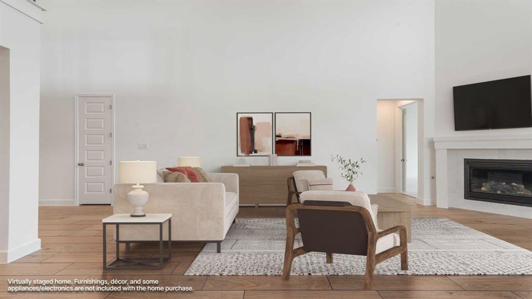 Furnished interior view inside a new home in Cambridge Crossing, Celina (Image 11).
