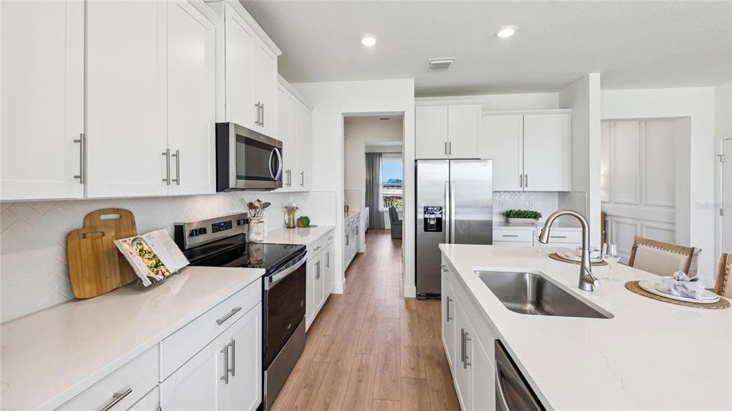 Furnished interior view inside a new home in Buchanan Trails, Newberry (Image 13).