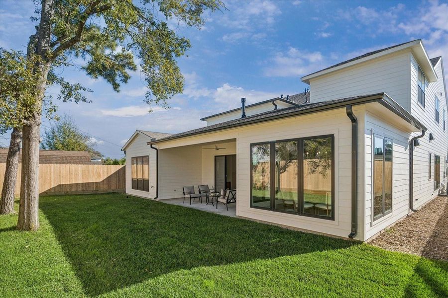Exterior details and patio area of a home in , Houston (Image 24). Exterior details and patio area of a home in , Houston (Image 24).