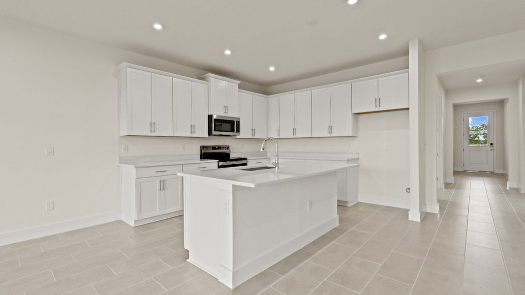 Representative furnished interior of a home built from the Longleaf by DRB Homes in Lakeside at Satilla, St. Cloud (Image 11).