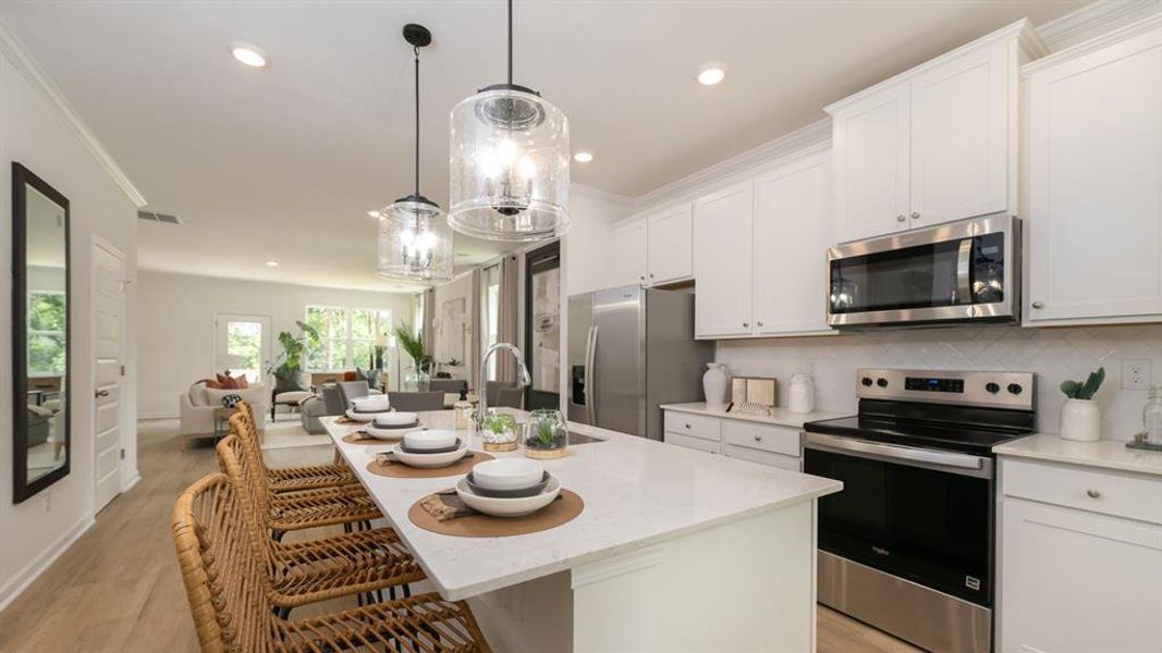 Furnished interior view inside a new home in Mableton Station, Mableton (Image 34).