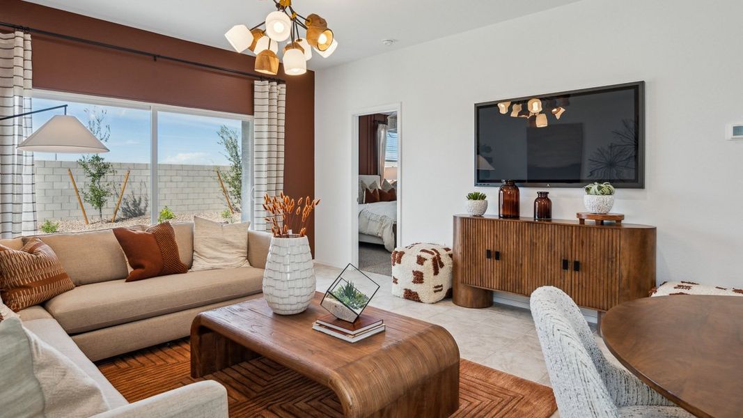 Furnished interior view inside a new home in Radiance at Superstition Vistas, Apache Junction (Image 10).
