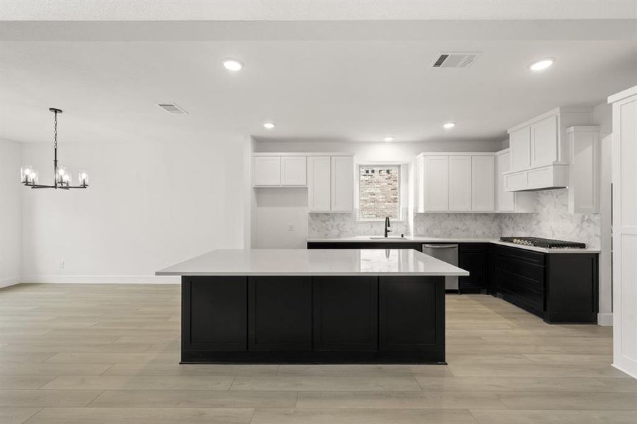 Furnished interior view inside a new home in Hawkins Meadows, Midlothian (Image 14).